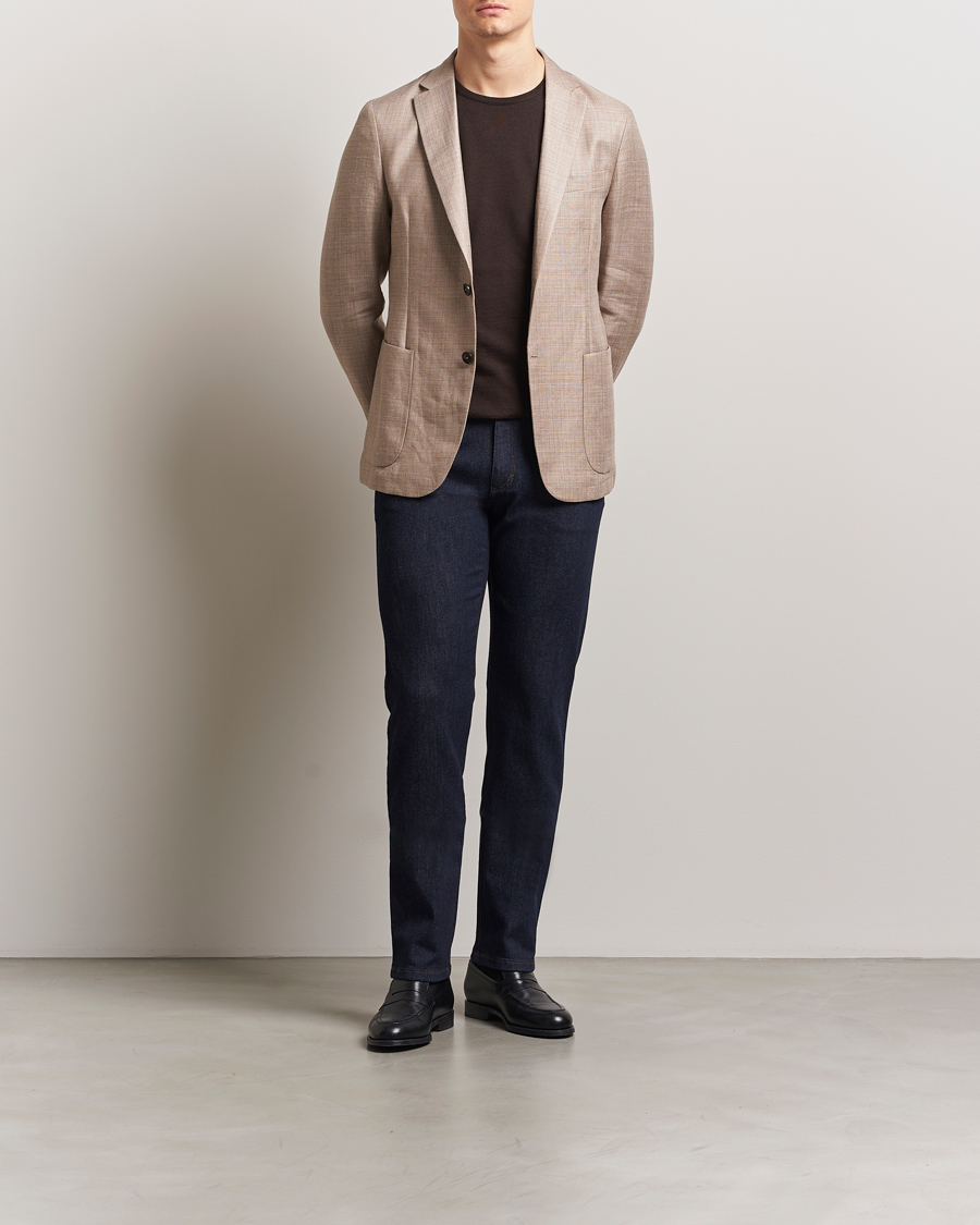 Heren | Jeans | Zegna | 5-Pocket Denim Jeans Dark Rinse