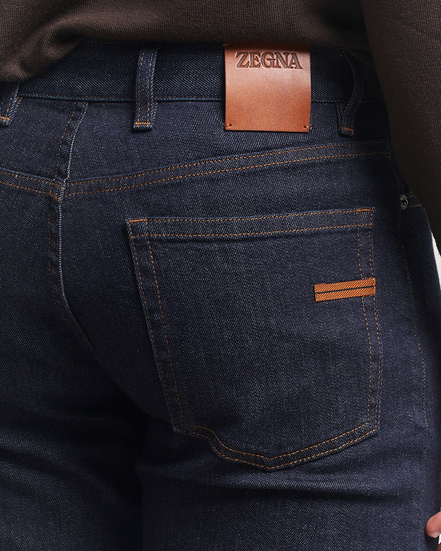 Heren | Jeans | Zegna | 5-Pocket Denim Jeans Dark Rinse
