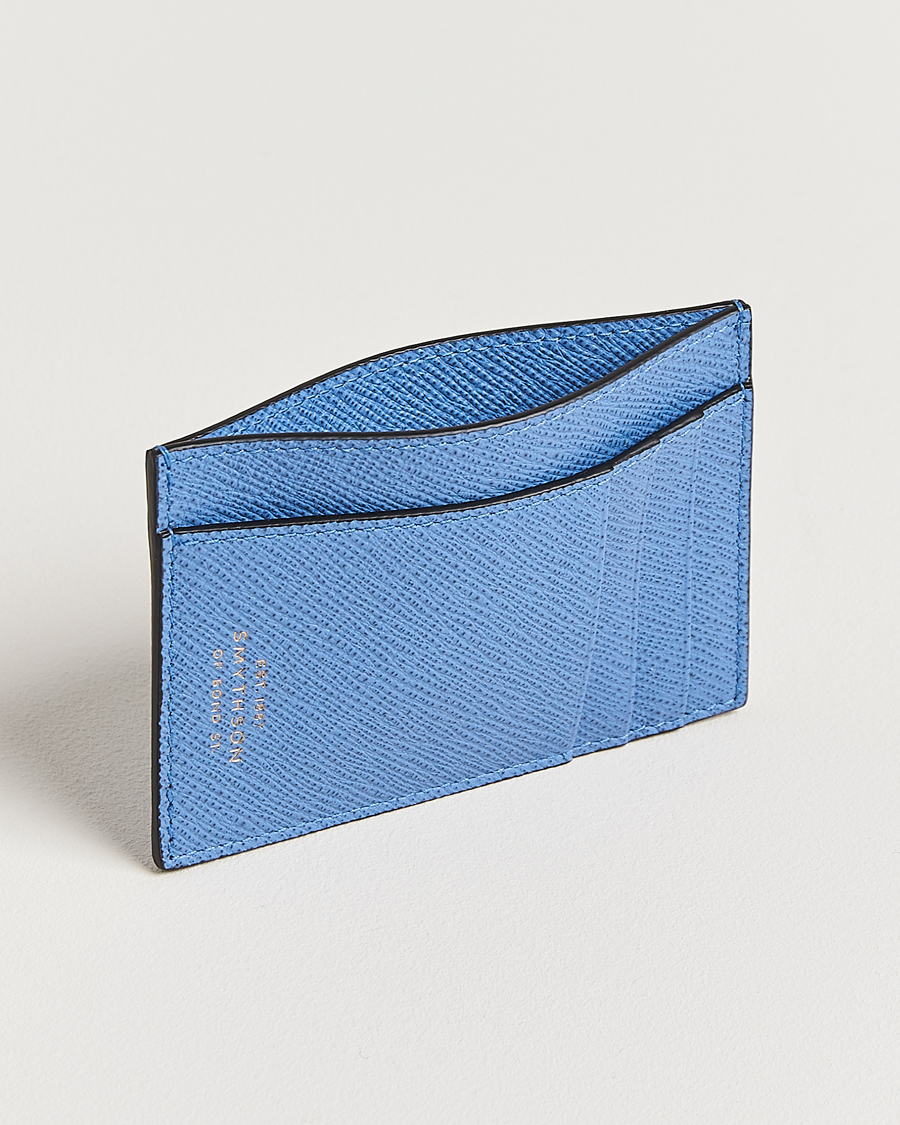 Heren | Portemonnees | Smythson | Panama 773 Cardholder Nile Blue