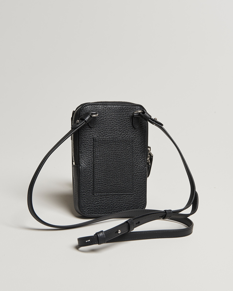Heren | Tassen | Smythson | Ludlow Crossbody Pouch Black