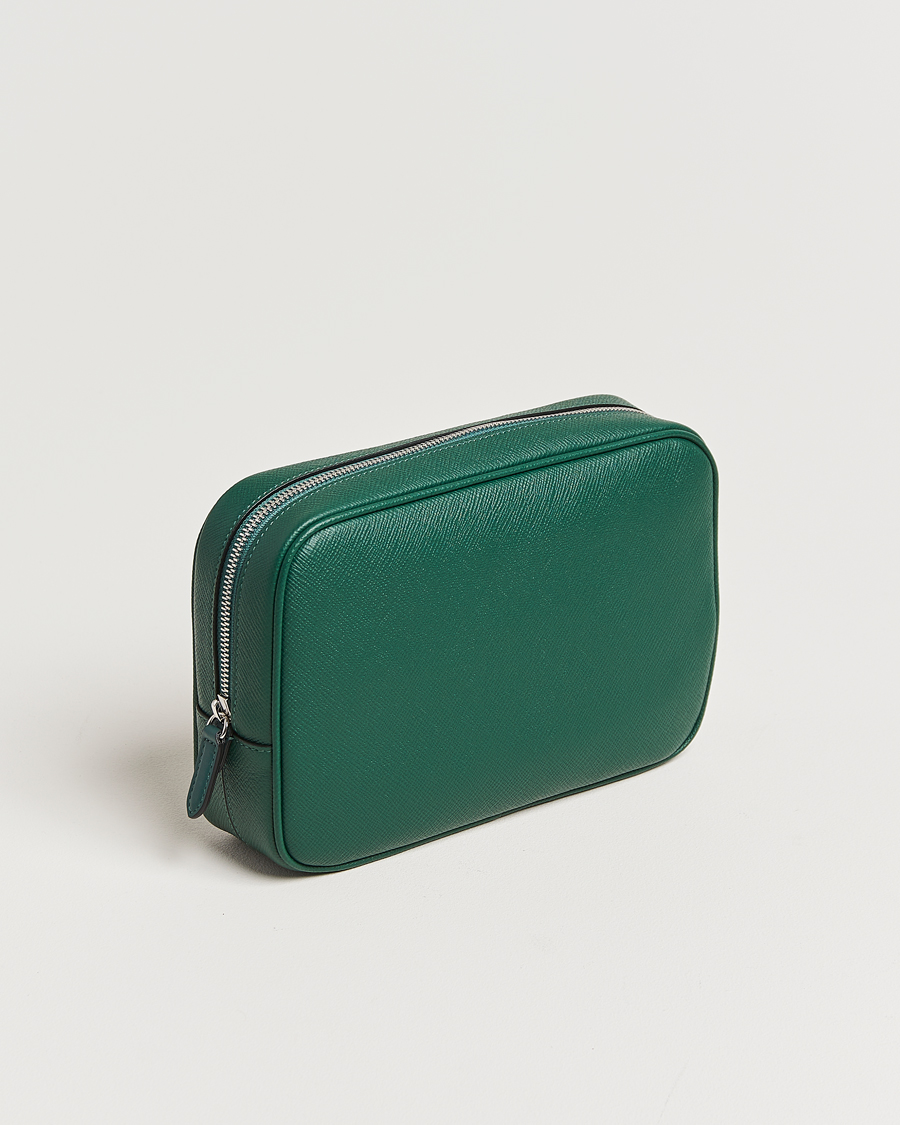 Heren | Smythson Panama Organiser Tech Pouch Forest Green | Smythson | Panama Organiser Tech Pouch Forest Green