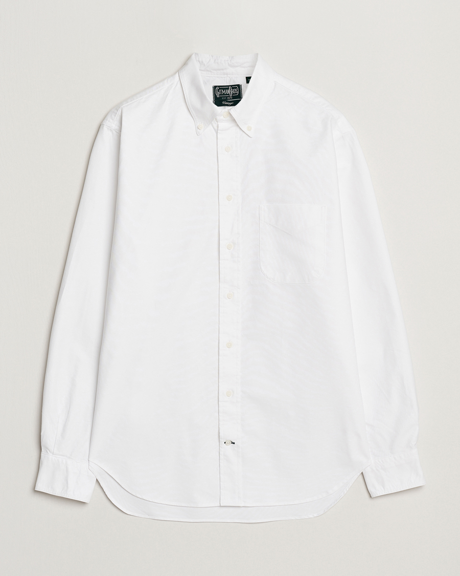 Heren | Overhemden | Gitman Vintage | Button Down Oxford Shirt White