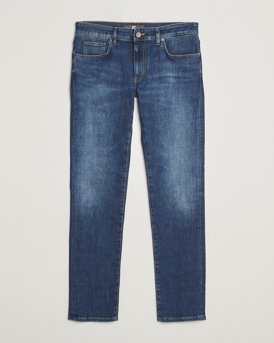 Heren | Jeans | PT01 | Slim Fit Stretch Jeans Dark Blue Wash