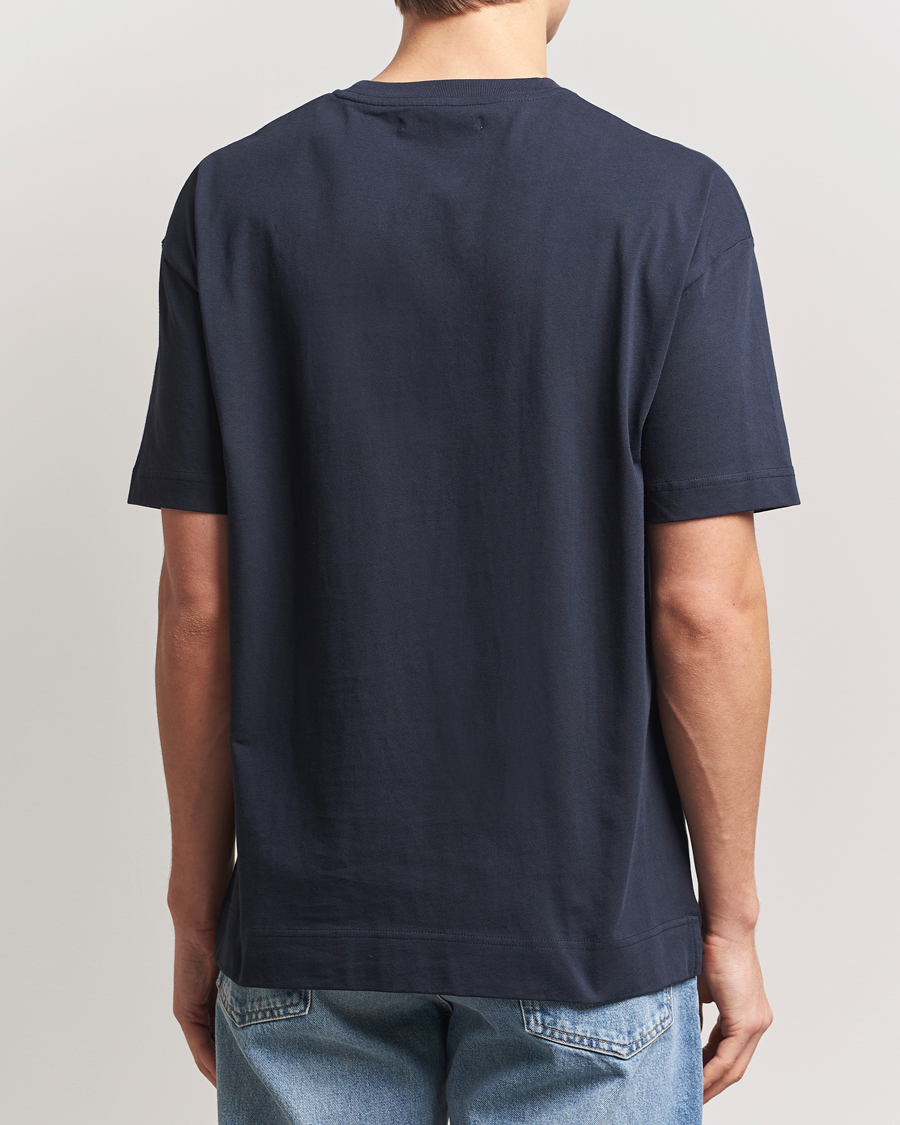 Heren | T-shirts | Samsøe Samsøe | Joel Organic Cotton T-Shirt Salute Navy