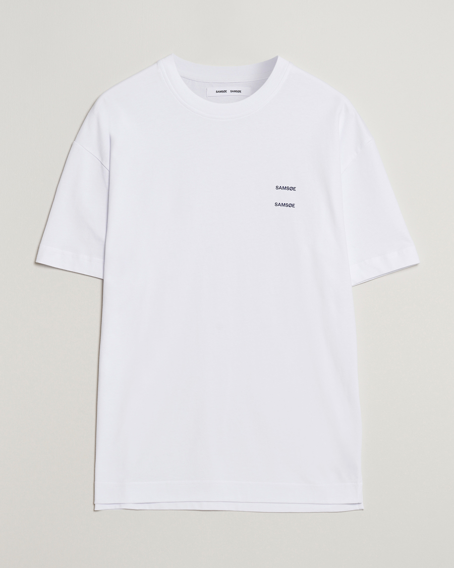 Heren | T-shirts | Samsøe Samsøe | Joel Organic Cotton T-Shirt White