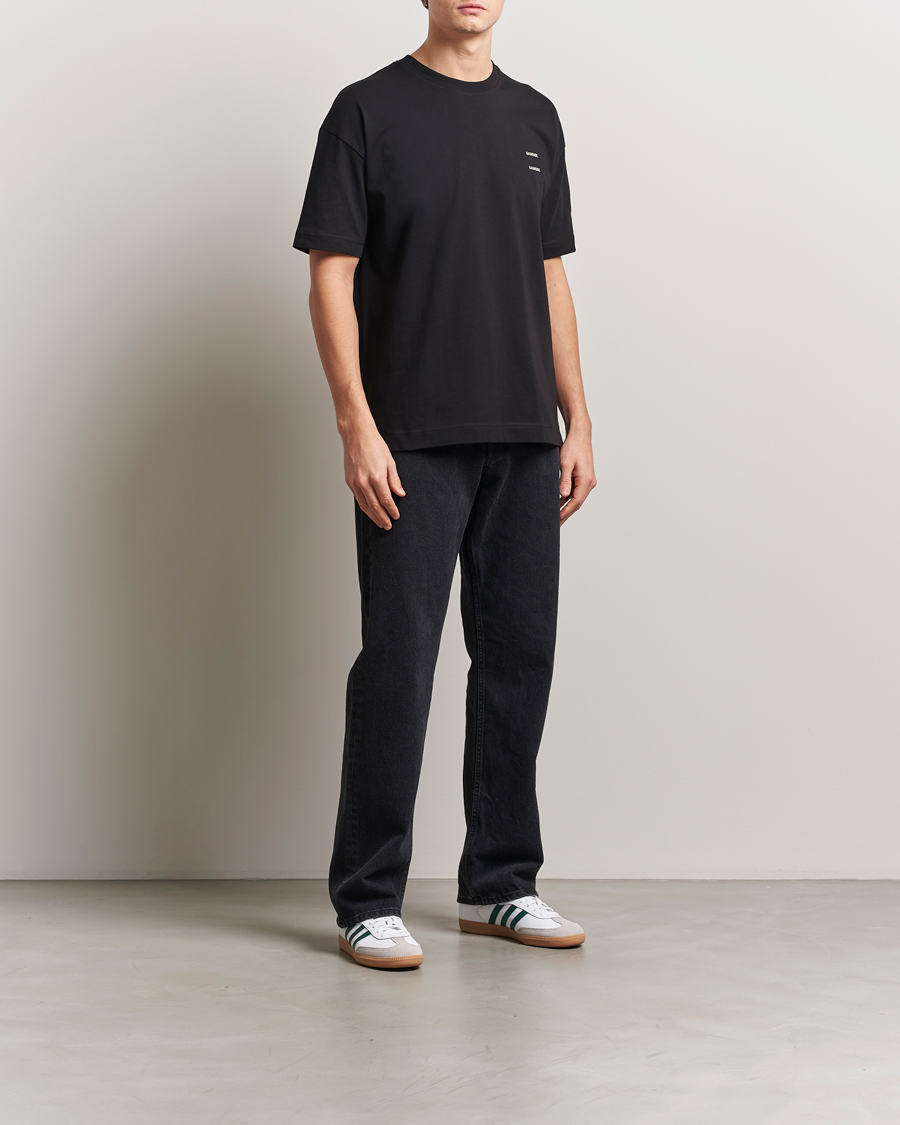 Heren | T-shirts | Samsøe Samsøe | Joel Organic Cotton T-Shirt Black
