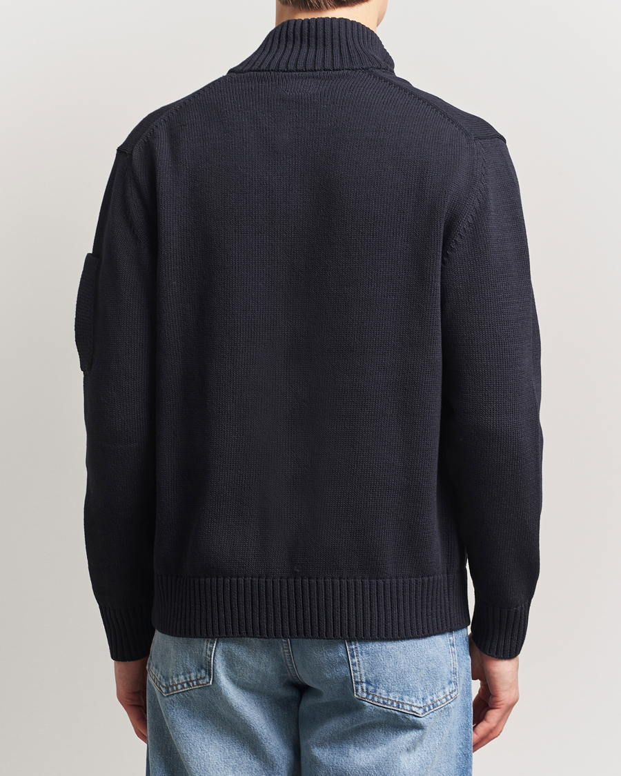 Heren | Truien | C.P. Company | Knitted Compact Cotton Cardigan Navy