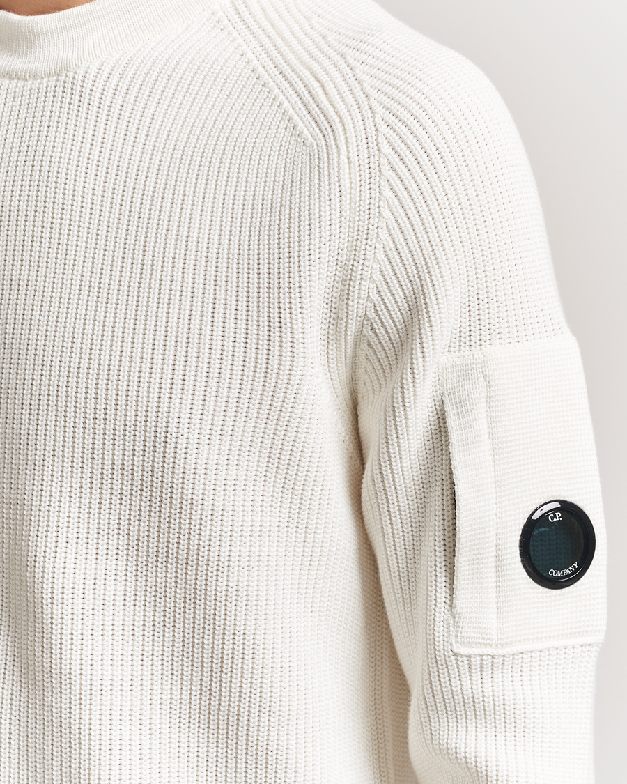 Heren | Truien | C.P. Company | Sea Island Cotton Crewneck White