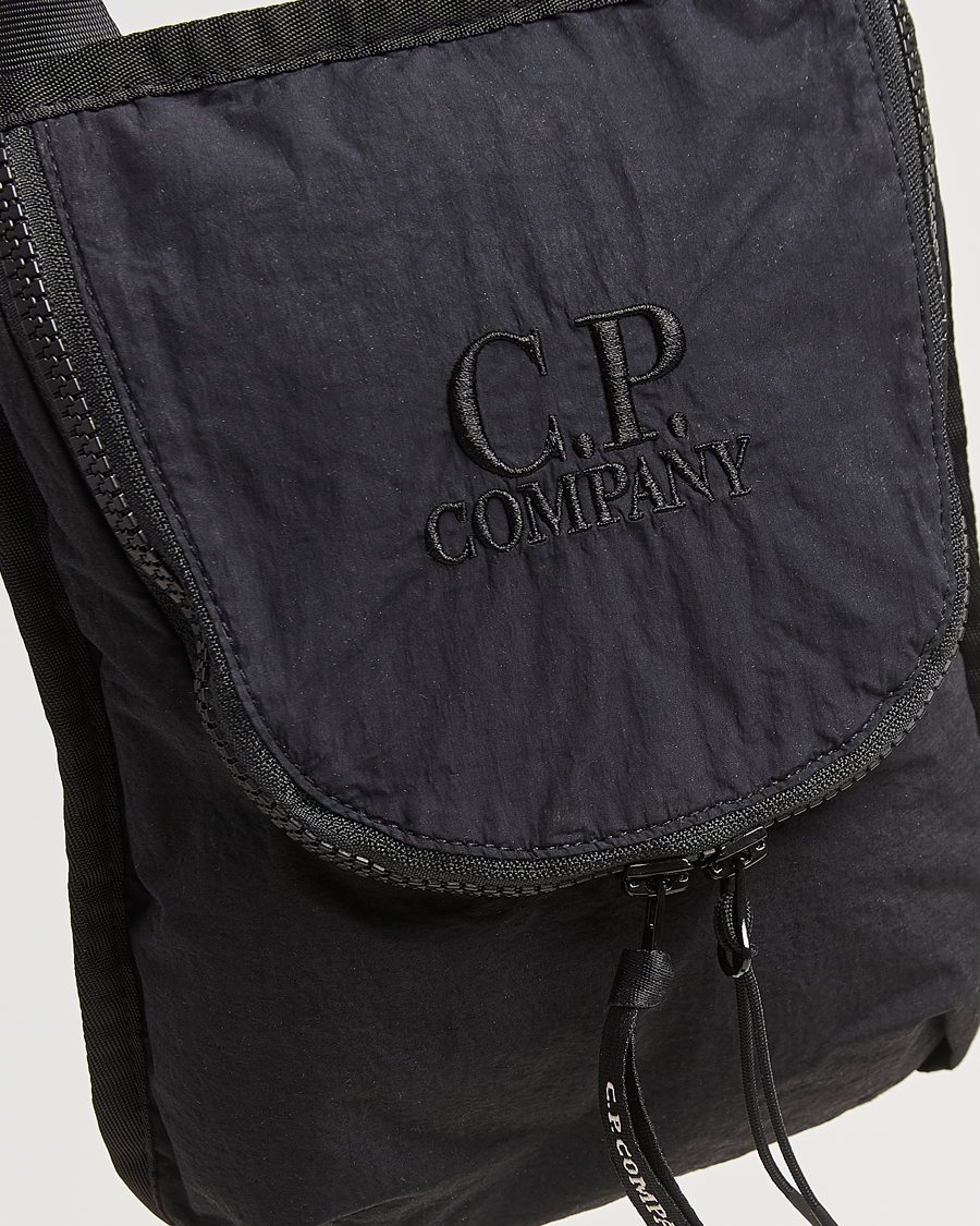 Heren | C.P. Company Plain Paper Touch Accessorie Bag Black | C.P. Company | Plain Paper Touch Accessorie Bag Black