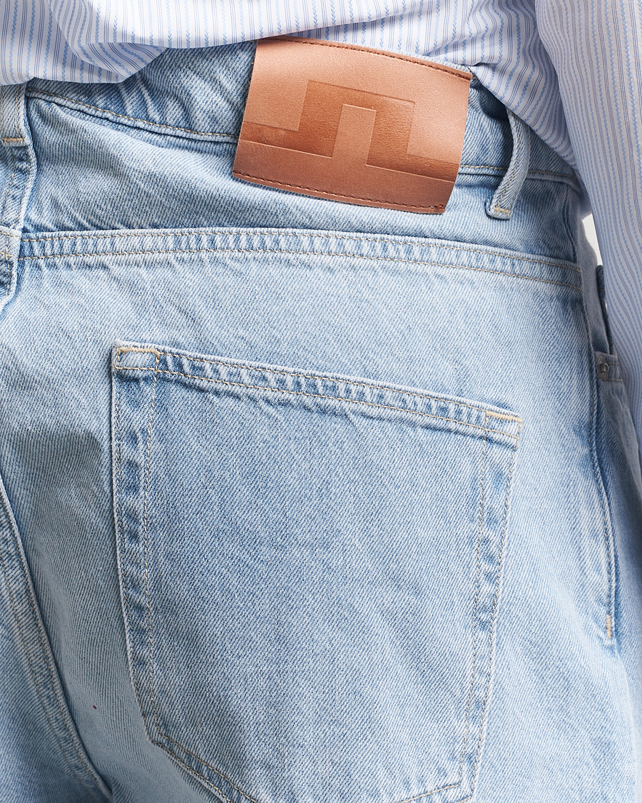 Heren | Jeans | J.Lindeberg | Cart Super Stone Wide Jeans Light Blue