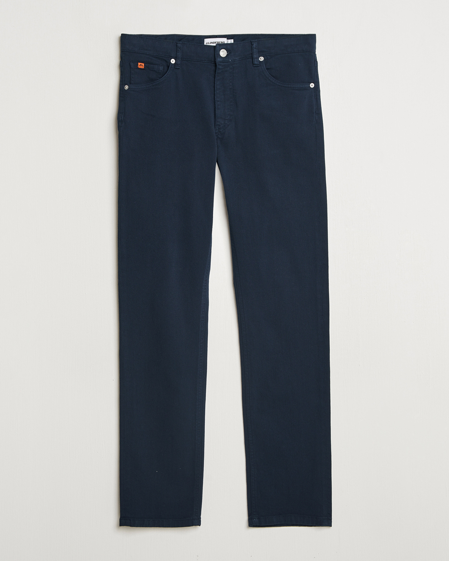 Heren | Jeans | J.Lindeberg | Jax Left Hand Twill Jeans Navy