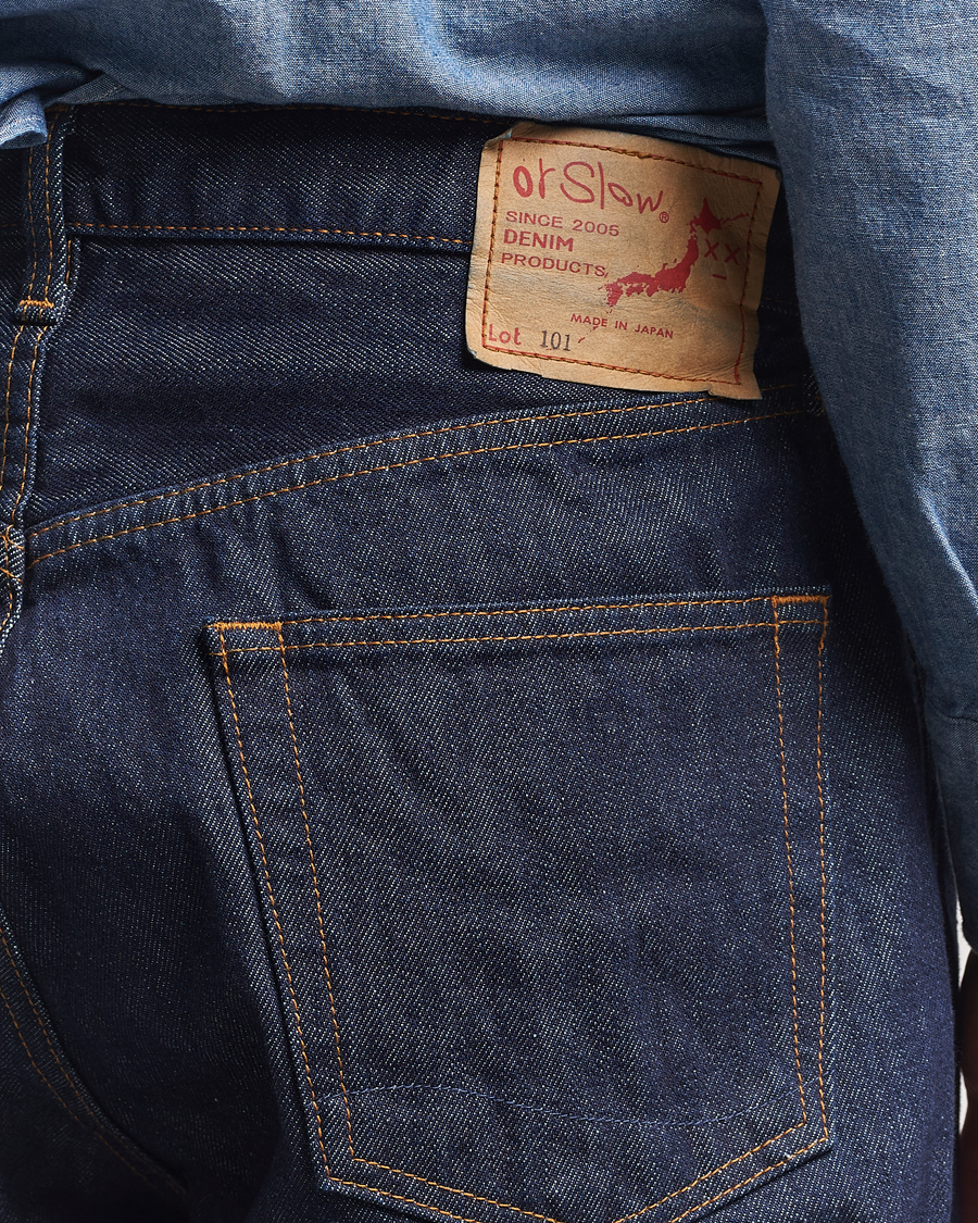 Heren | Overhemden | orSlow | 101 Dad Fit Jeans One Wash
