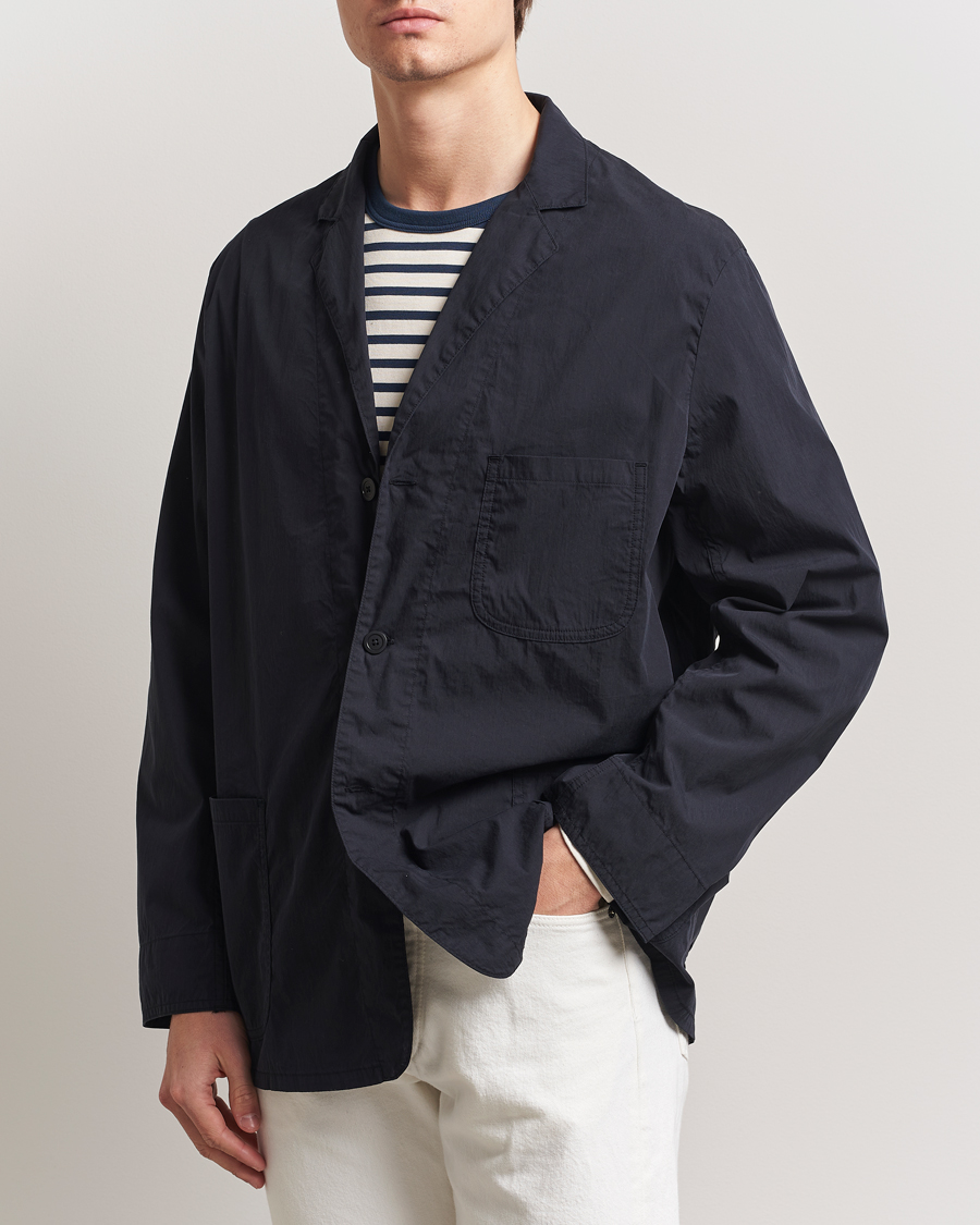Heren | Blazers | orSlow | Light Cotton Blazer Black