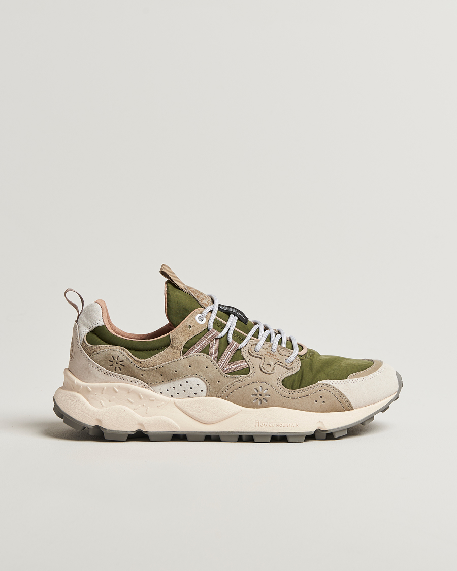 Heren | Sneakers | Flower Mountain | Yamano 3 Suede/Nylon Sneaker Grey