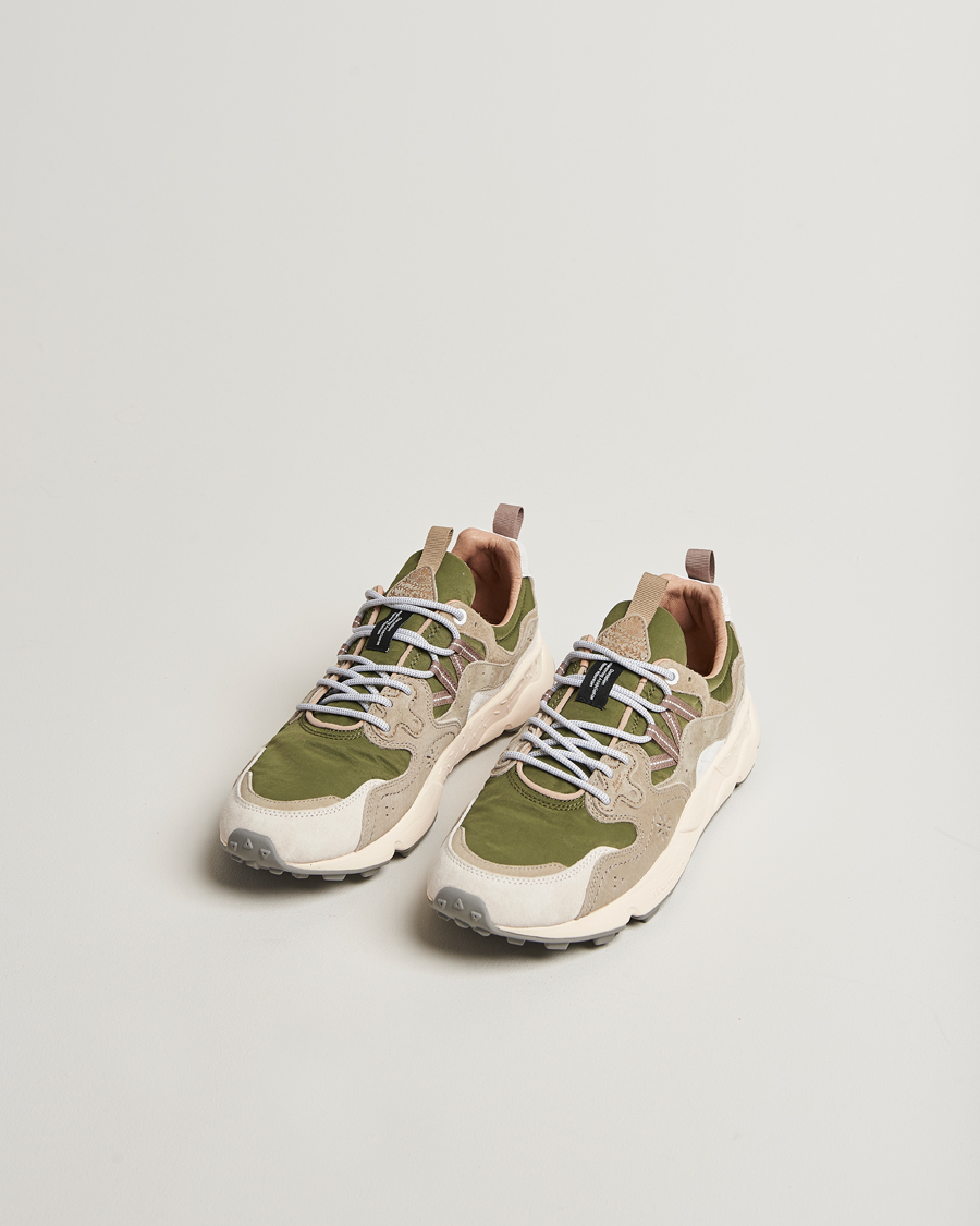 Heren | Sneakers | Flower Mountain | Yamano 3 Suede/Nylon Sneaker Grey