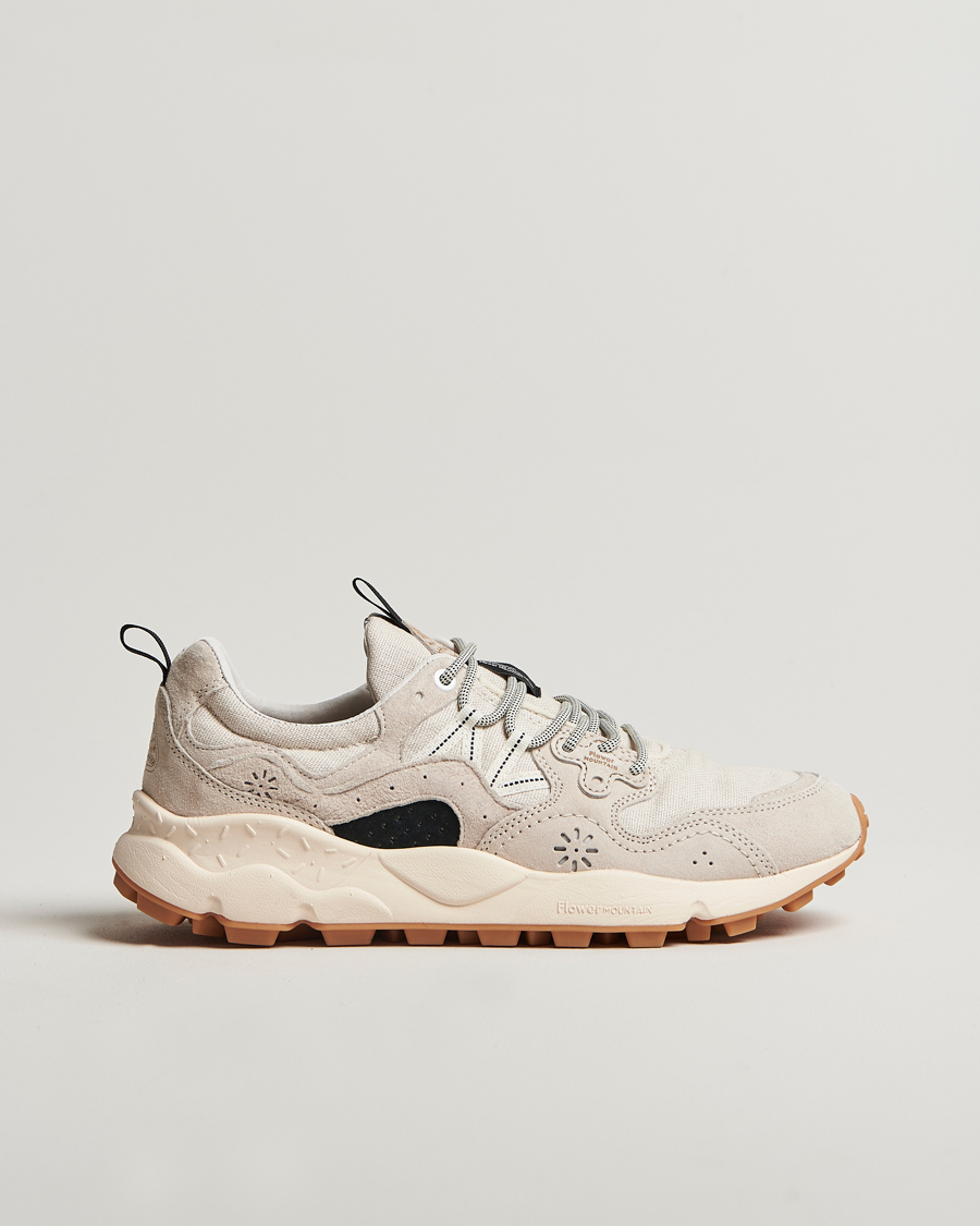 Heren | Sneakers | Flower Mountain | Yamano 3 Suede/Nylon Sneaker Beige
