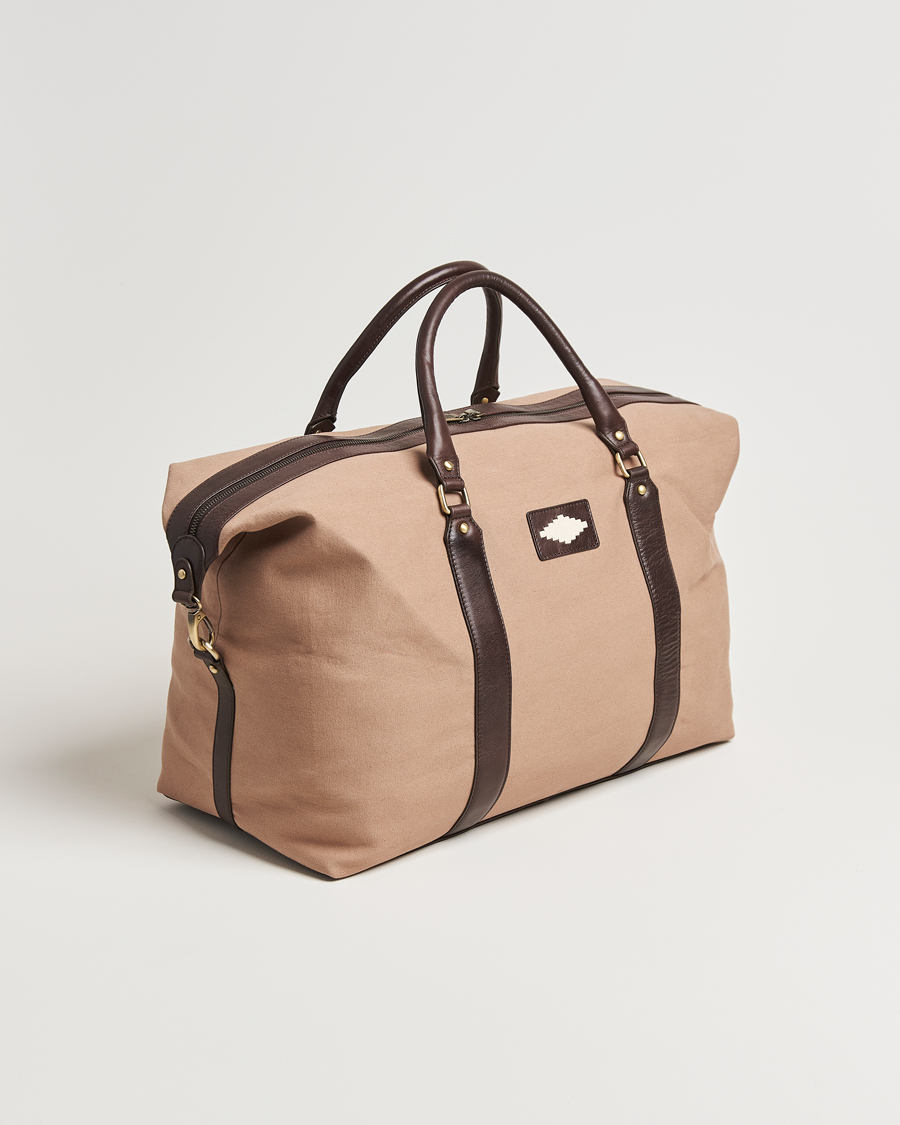 Heren | Tassen | Pampeano | Cabballero Large Canvas Weekend Bag Khaki