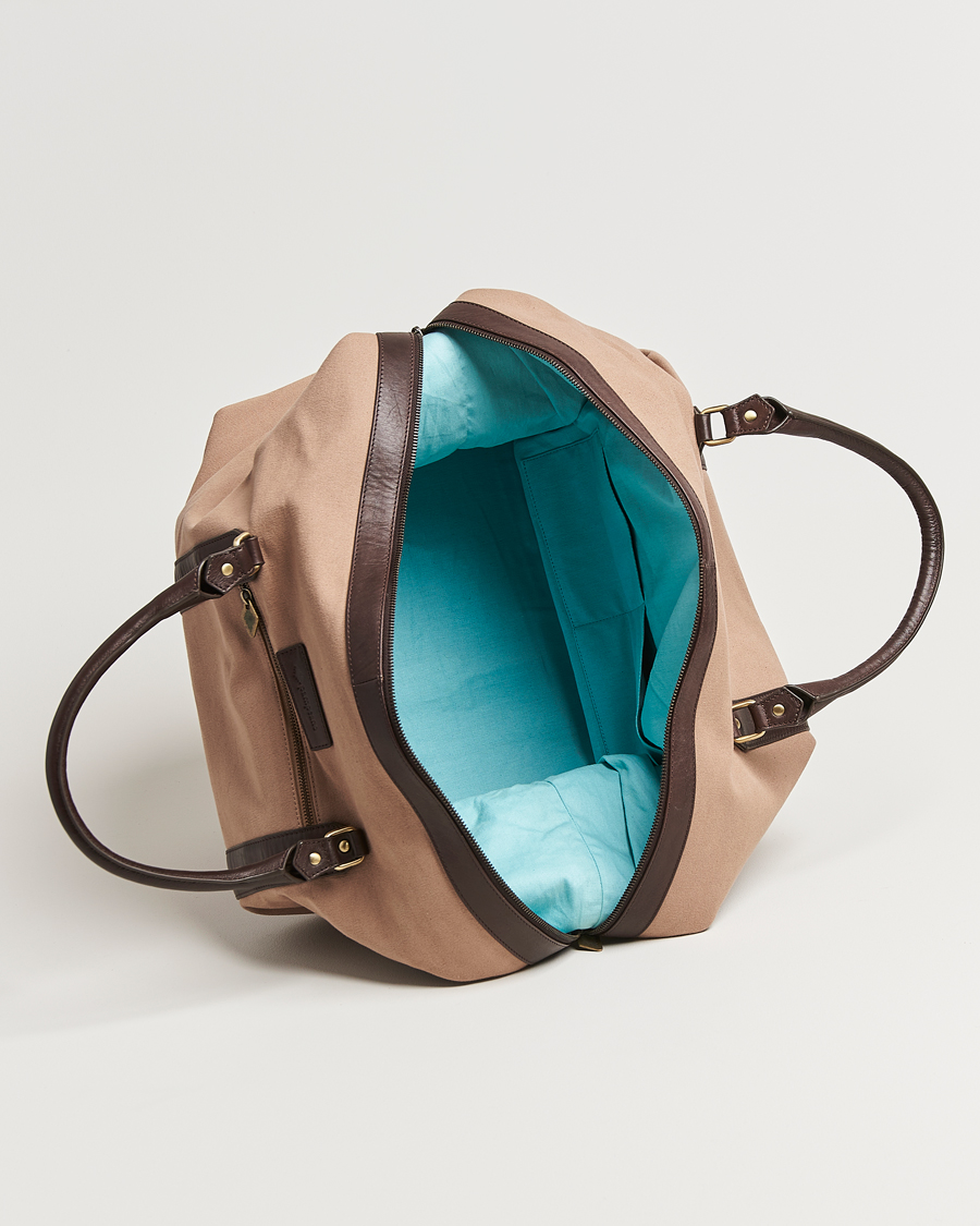 Heren | Tassen | Pampeano | Cabballero Large Canvas Weekend Bag Khaki