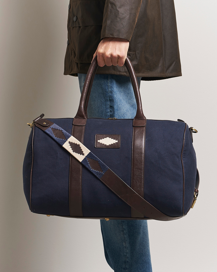 Heren | Tassen | Pampeano | Varon Small Canvas Weekend Bag Navy