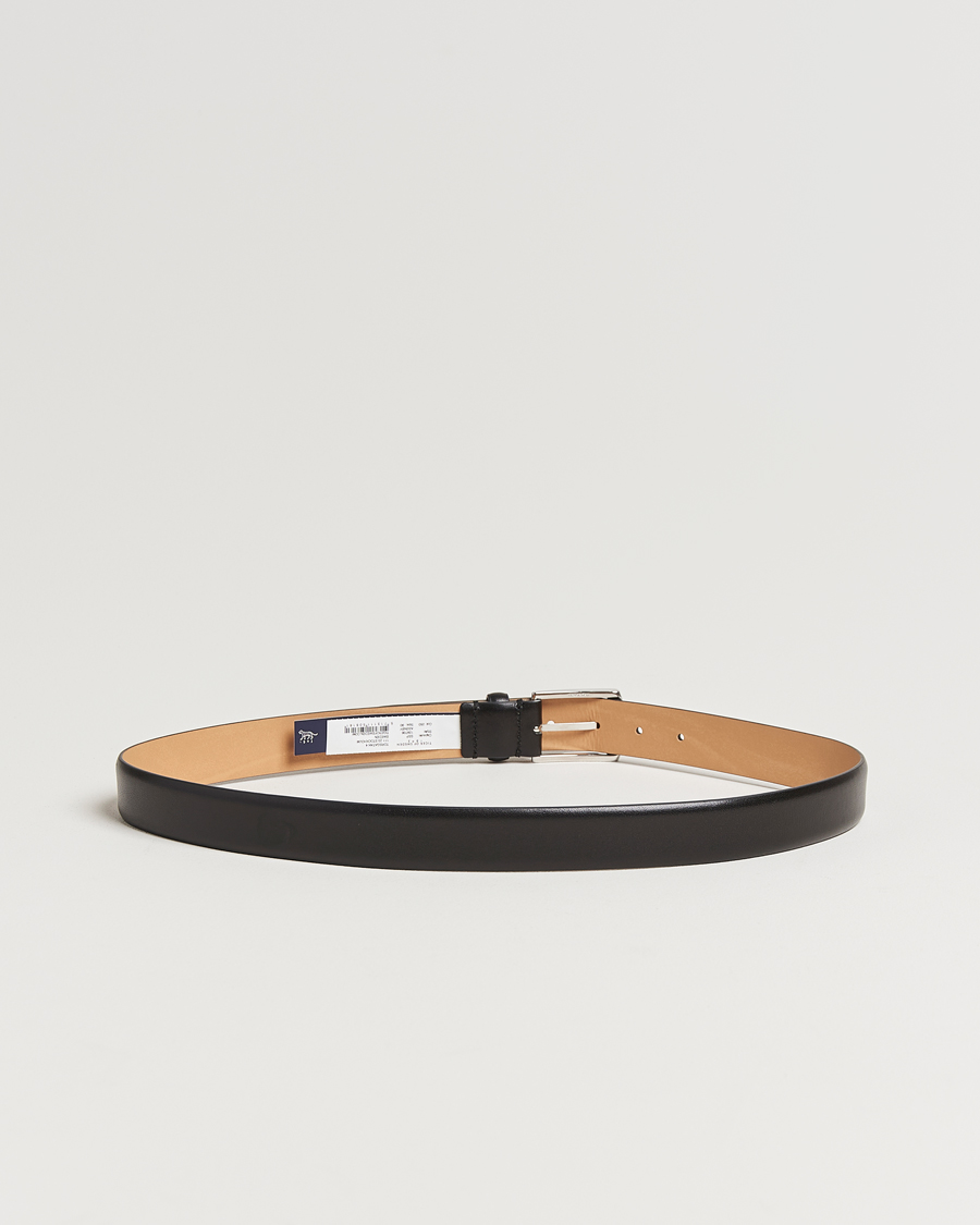 Heren | Riemen | Tiger of Sweden | Asenby Leather 3 cm Belt Black