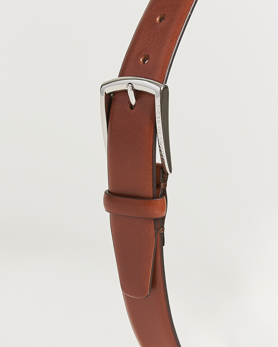Heren | Riemen | Tiger of Sweden | Asenby Leather 3 cm Belt Cognac