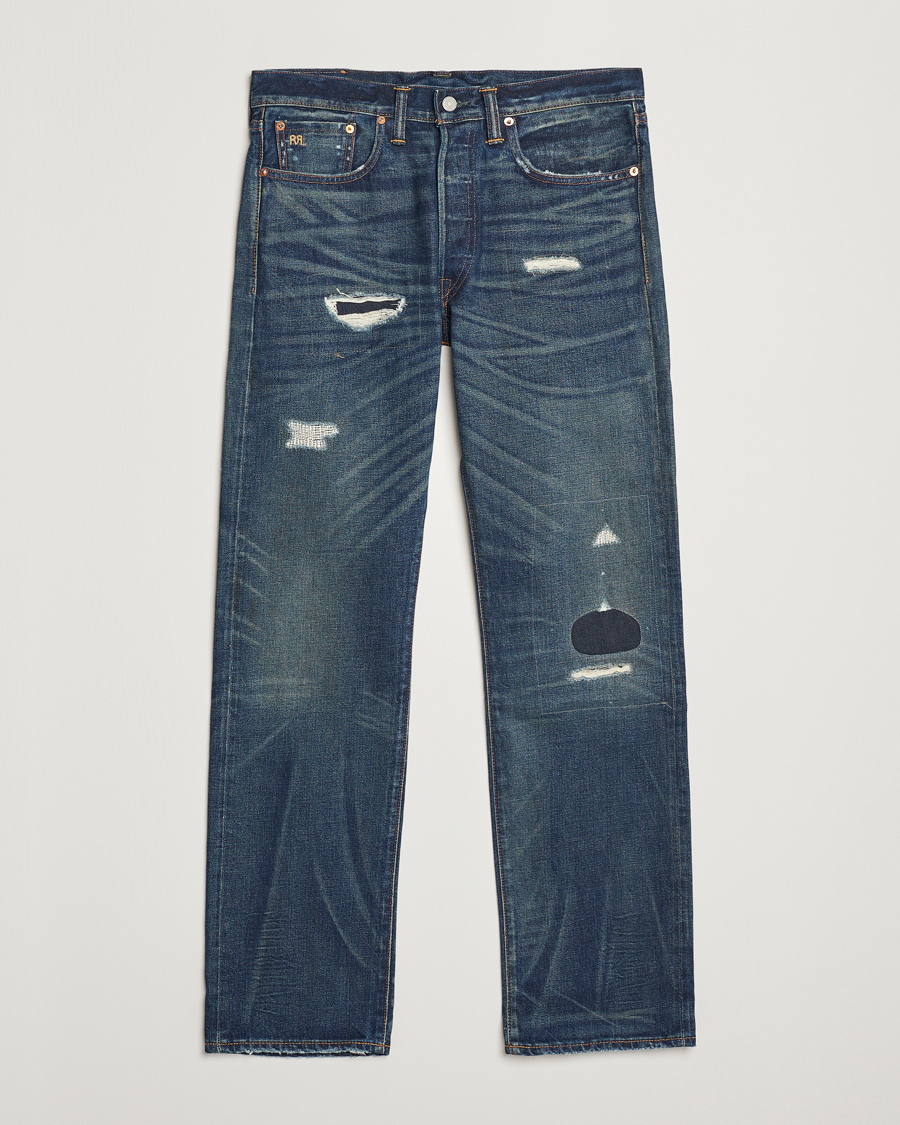 Heren | Jeans | RRL | Straight Fit 5-Pocket Denim Hawley Wash