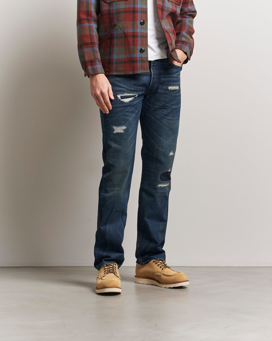 Heren | Jeans | RRL | Straight Fit 5-Pocket Denim Hawley Wash