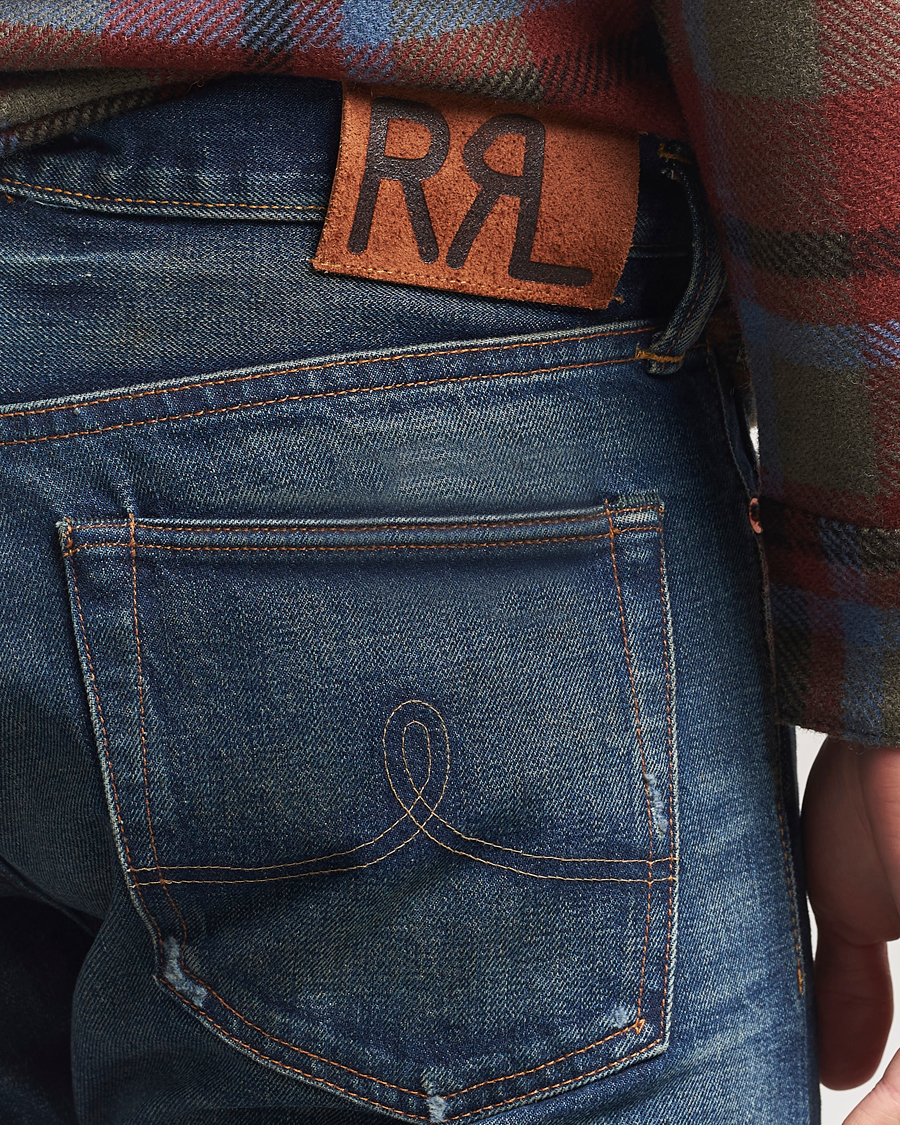Heren | Jeans | RRL | Straight Fit 5-Pocket Denim Hawley Wash
