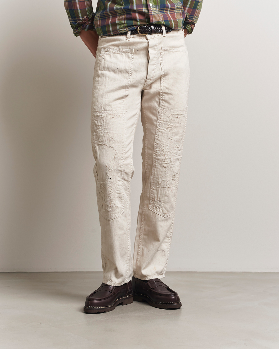 Heren | Broeken | RRL | Dempsey Carpenter Pants Off White