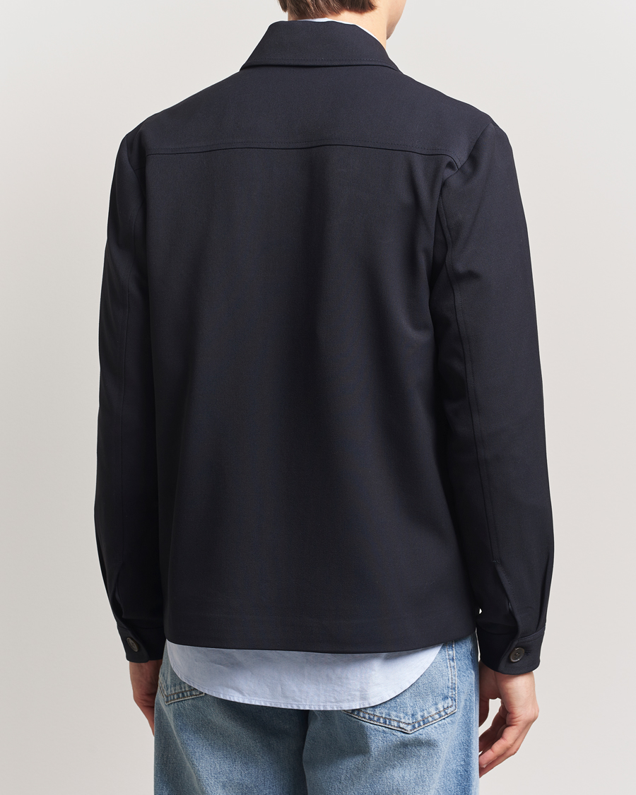 Heren | Overhemden | LES DEUX | Marsielle Hybrid Jacket Dark Navy