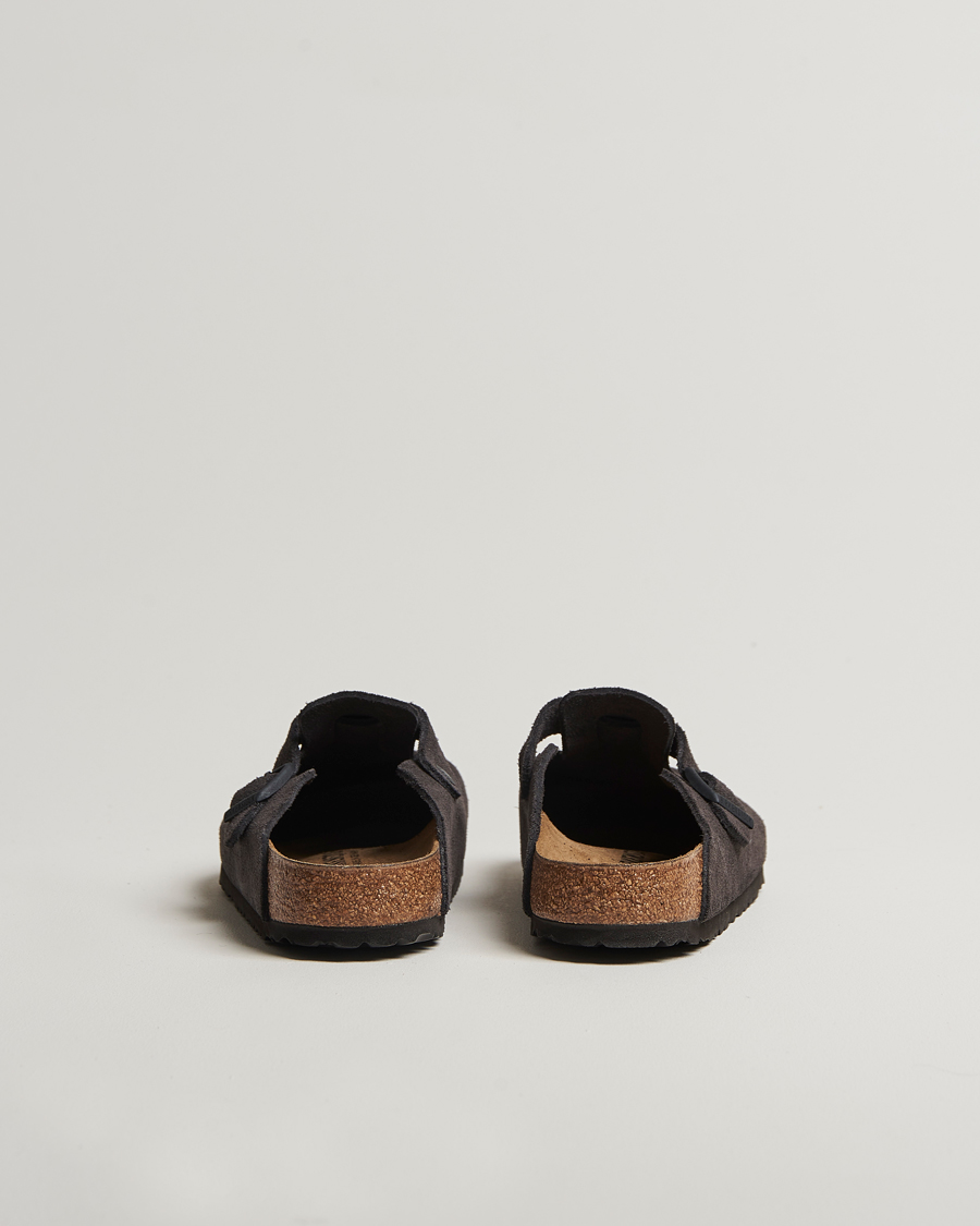 Heren | BIRKENSTOCK Boston Classic Footbed Velvet Grey Suede | BIRKENSTOCK | Boston Classic Footbed Velvet Grey Suede