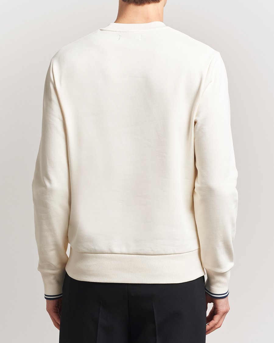 Heren | Truien | Fred Perry | Crew Neck Sweatshirt Ecru