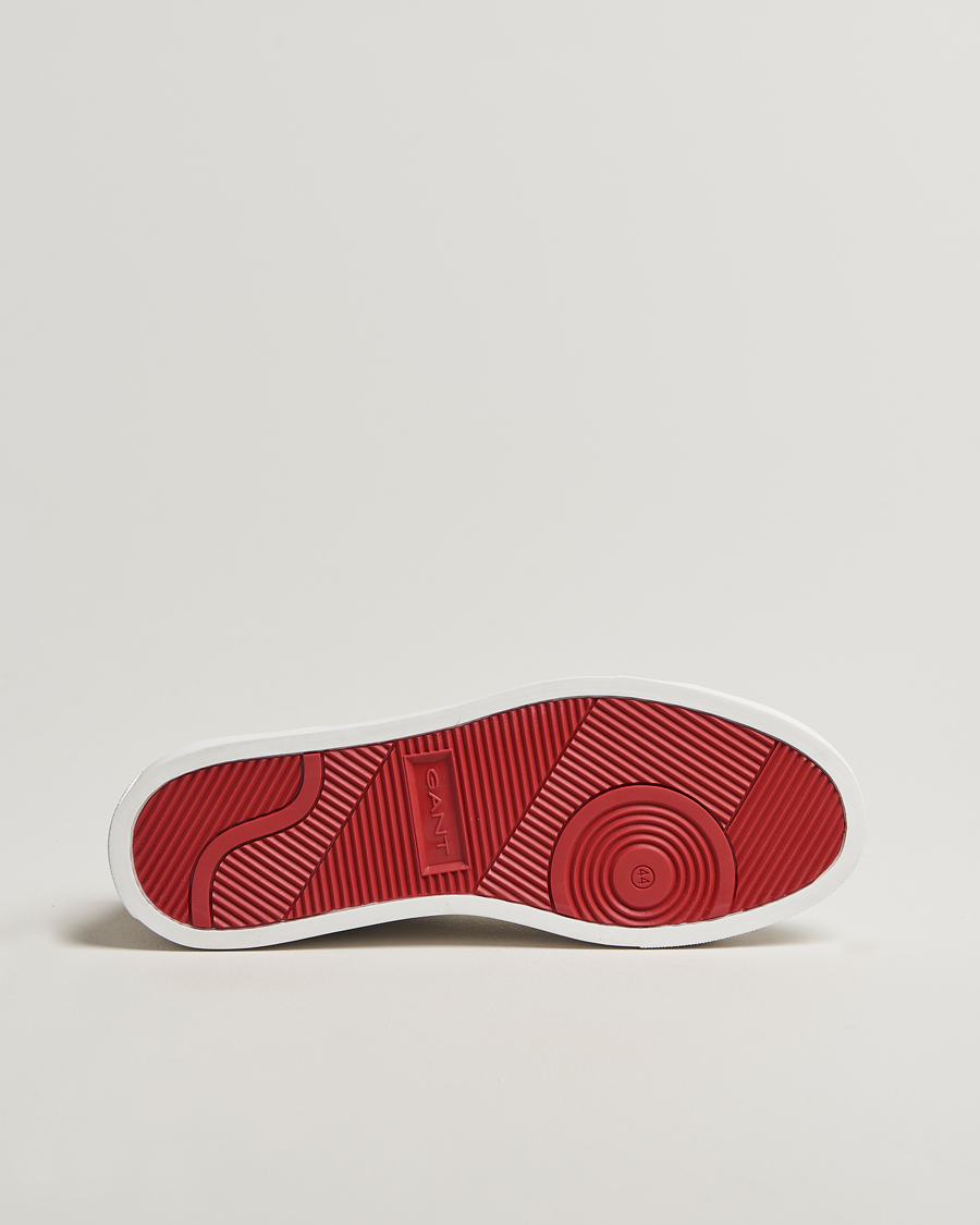 Heren | Sneakers | GANT | Mc Julien Leather Sneaker White/Cognac