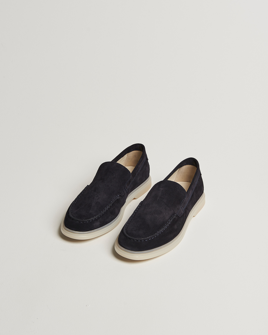 Heren | Instappers | GANT | Boery Suede Loafer Marine