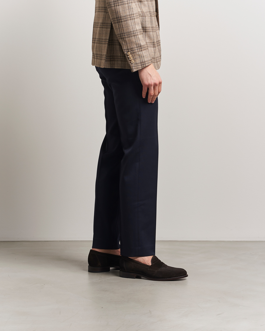 Heren | Instappers | Loake Shoemakers | Imperial Suede Loafers Dark Brown