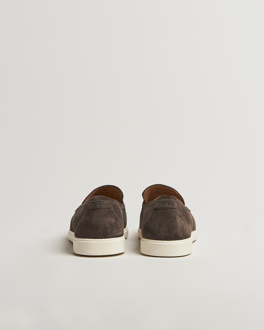 Heren | Instappers | Loake Shoemakers | Tuscany Suede Loafer Anthracite