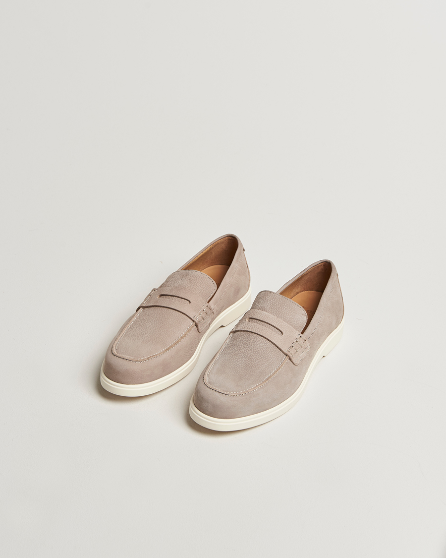 Heren | Instappers | Loake 1880 | Como Nubuck Loafers Grey