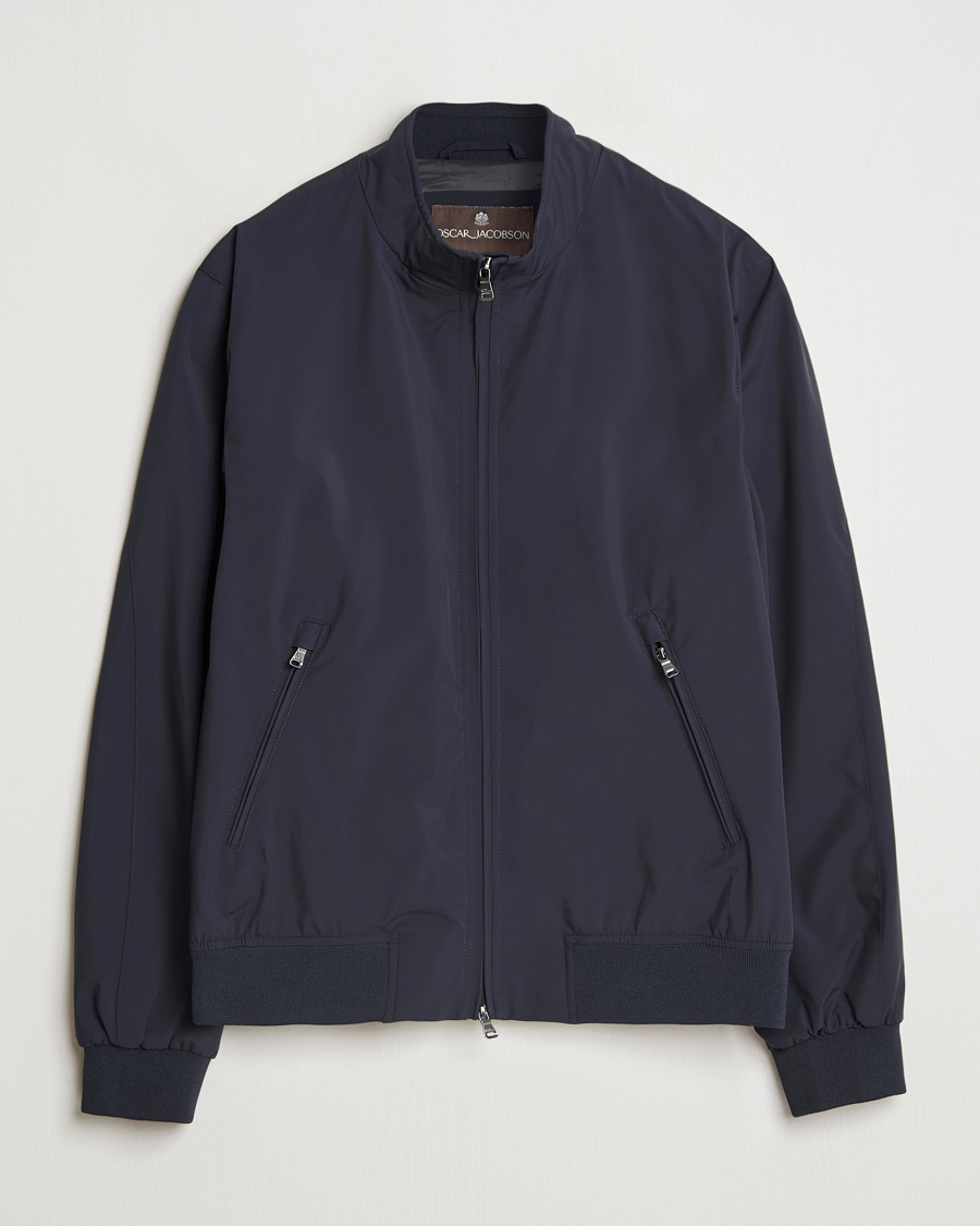 Heren | Jassen | Oscar Jacobson | Bomber Nylon Jacket Navy