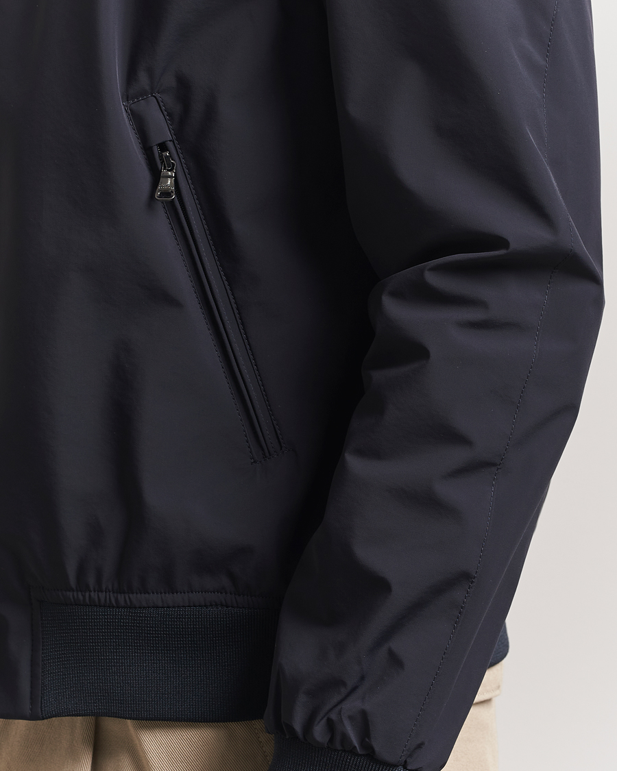 Heren | Jassen | Oscar Jacobson | Bomber Nylon Jacket Navy