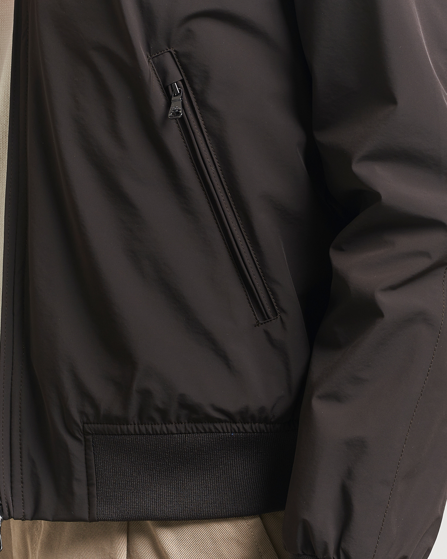 Heren | Jassen | Oscar Jacobson | Bomber Nylon Jacket Brown