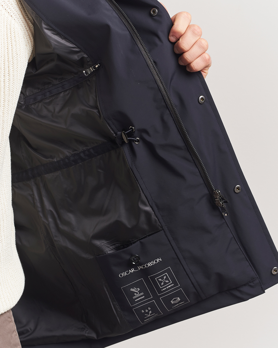 Heren | Jassen | Oscar Jacobson | M65 Nylon Field Jacket Navy