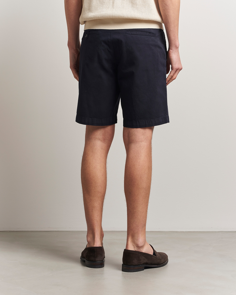 Heren | Korte broek | Oscar Jacobson | Poggio Cotton Shorts Navy
