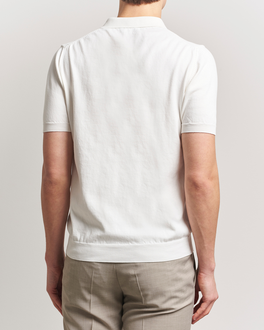 Heren | Polo's | Oscar Jacobson | Barto Structured Cotton Polo Snow White