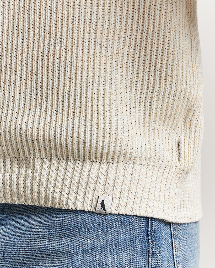 Heren | Truien | Peregrine | Harry Organic Cotton Sweater White
