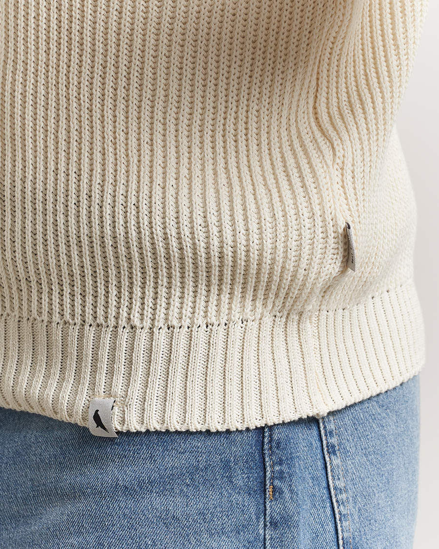 Heren | Truien | Peregrine | Felix Quarter Zip Jumper White