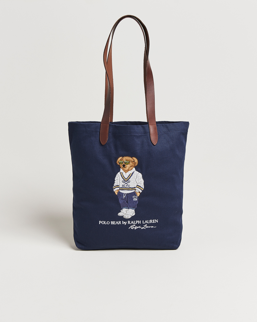 Heren | Polo Ralph Lauren Tote Bag Bear Newport Navy | Polo Ralph Lauren | Tote Bag Bear Newport Navy