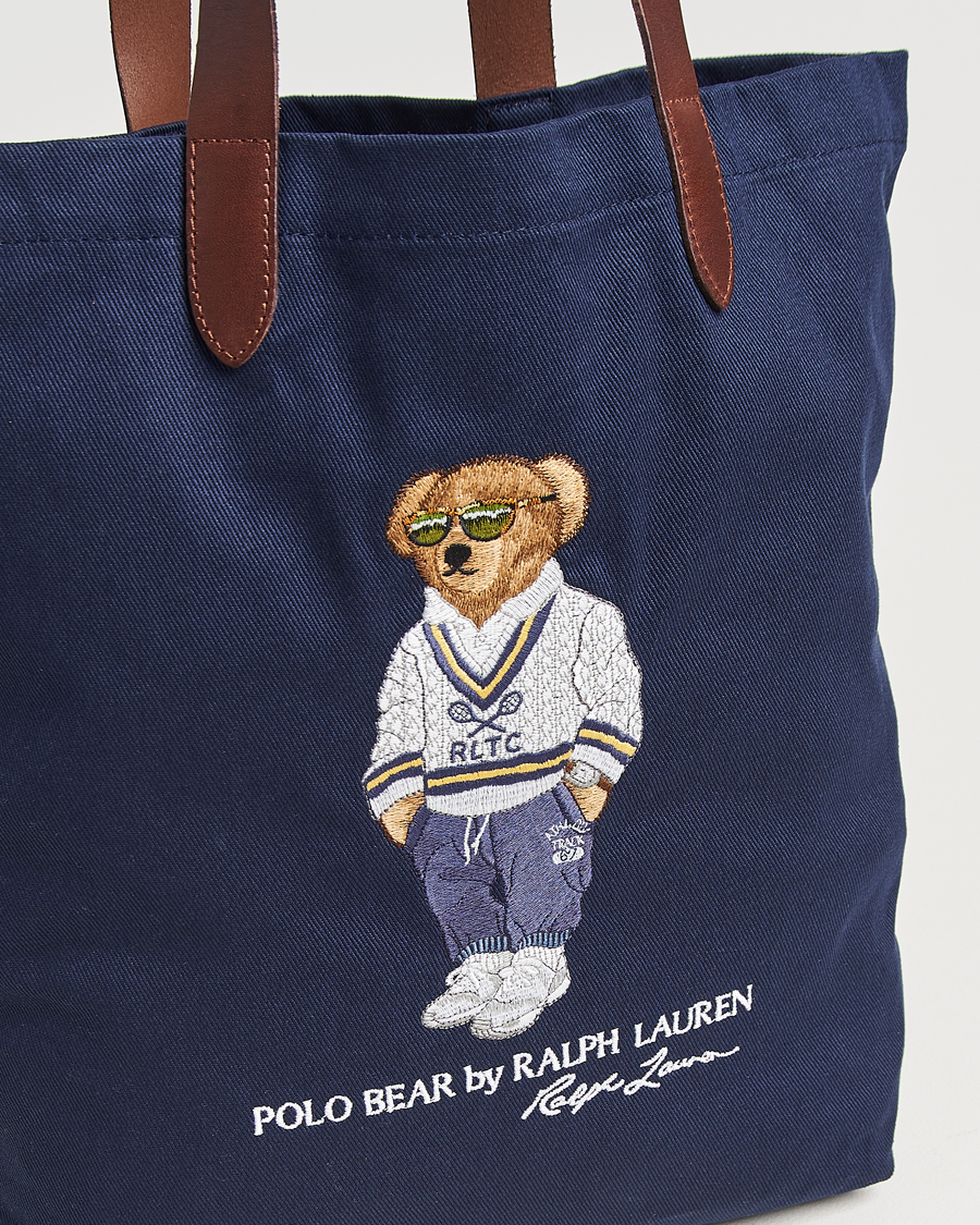 Heren | Polo Ralph Lauren Tote Bag Bear Newport Navy | Polo Ralph Lauren | Tote Bag Bear Newport Navy