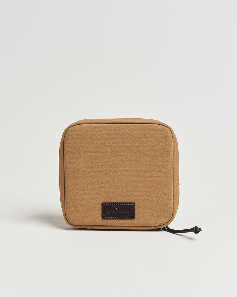 Heren | Tassen | Polo Ralph Lauren | Canvas/Leather Washbag Montana Khaki