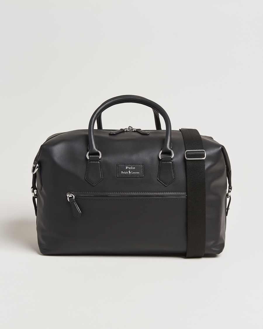 Heren | Tassen | Polo Ralph Lauren | Smooth Leather Weekendbag Black