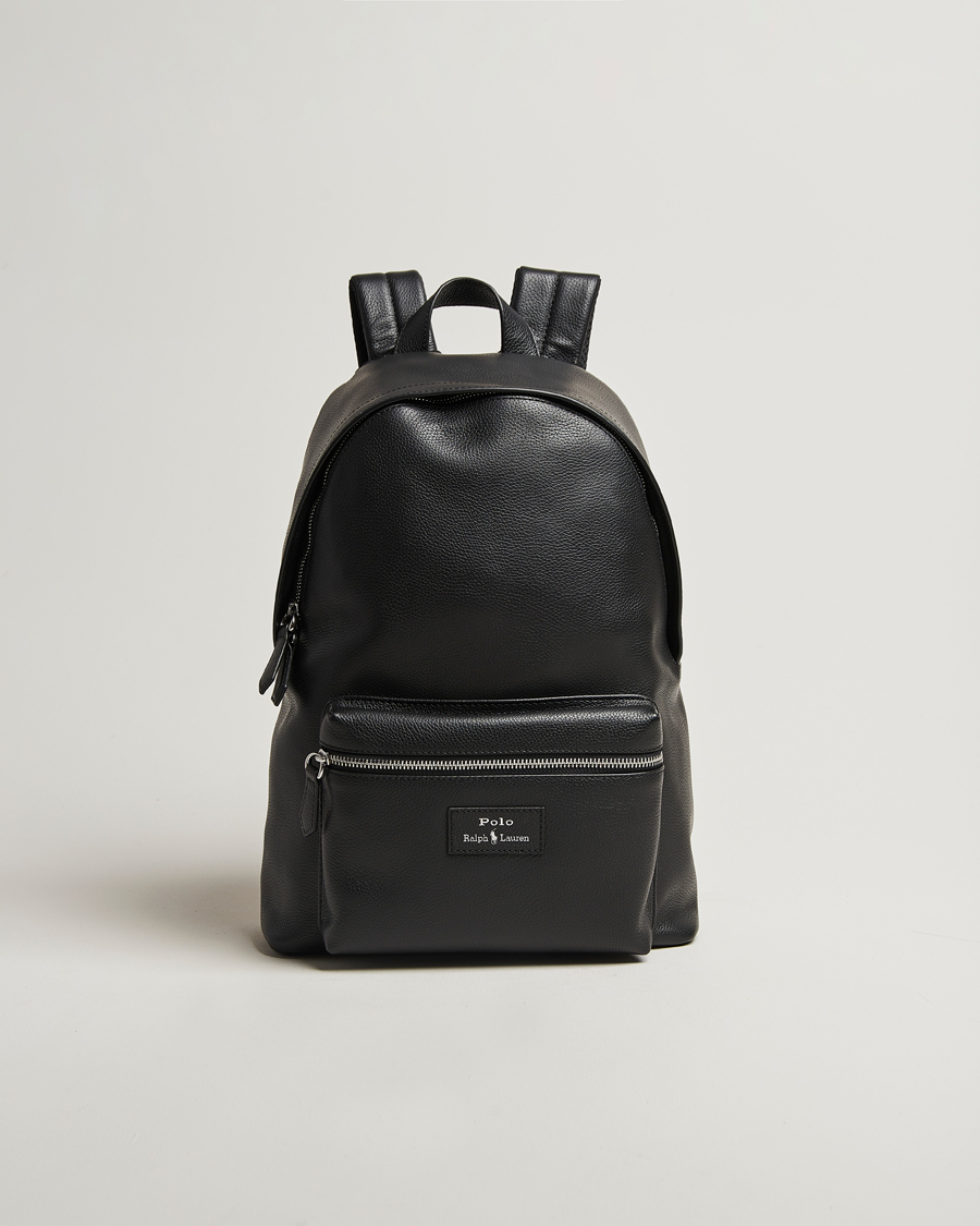 Heren | Tassen | Polo Ralph Lauren | Polo Ralph LaurenPebble Leather BackpackBlack